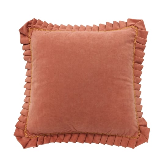 20" Pink Velvet Pillow by Ashland®